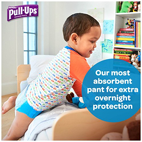 PullUps NightTime Training Pants for Boys, 3T4T, 44 Count (Pack of 2
