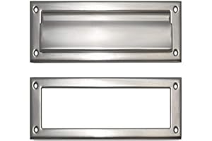 BRASS Accents Mail Slot, 3" x 10"/A07-M0070-619, Satin Nickel