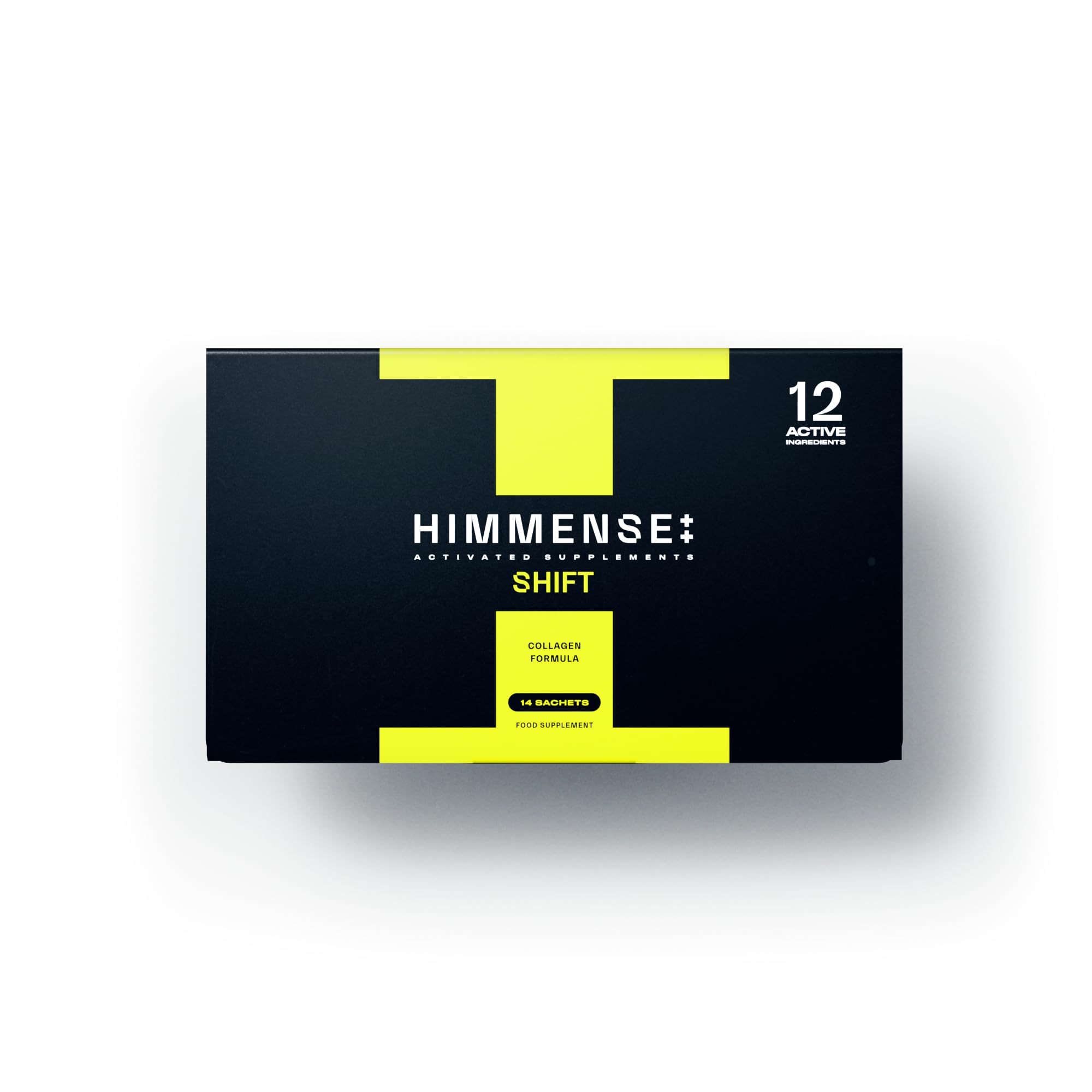 Himmense Shift - Hydrolysed Marine Liquid Collagen - 6000mg Type 1 Collagen Peptides enriched with 11 Vitamins & Minerals - for Hair, Skin, Joints, Muscles, Energy, Immunity & Mood - Pack of 14