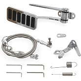 WSAGFB Aluminum Throttle Pedal 24" SS Throttle Cable Spring Universal