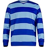 LILLIWEEN Adult Blue and Detective Steve Green Shirt Blues Striped Clues Costume Halloween Costume Shirt