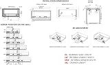 REJS Soft Close Undermount Drawer Runners Full Extension 3D Slides 500mm 40kg view 2