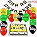 My Hero Academia Balloon Banner Cake Toppers Party Bags Set, 103 Pack MHA Party Supplies - 1 Banner, 40 Balloons, 12 Party Candy Bags, 50 Cake Toppers for MHA Fans