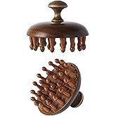 sanlusan Wooden Scalp Massager｜Bamboo Brush for Hair Growth｜Wooden Hair Brush｜Body Massage Tool