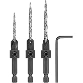 DEWALT Countersink Drill Bit Set #6, #8, #10, 3-Piece (DW2535)