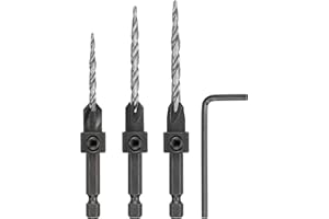 DEWALT Countersink Drill Bit Set #6, #8, #10, 3-Piece (DW2535)
