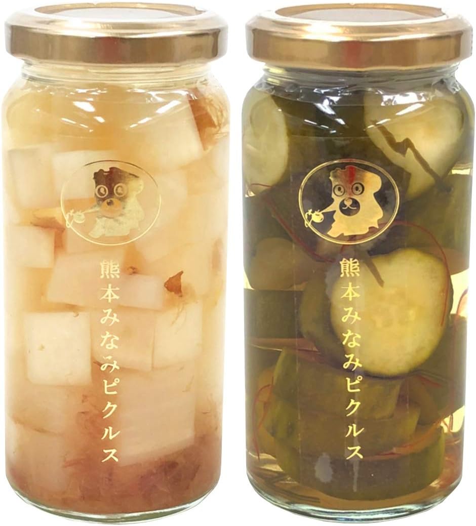 熊本みなみピクルス 和風お茶請けセット 大根梅柚子ピクルス&ピリ辛きゅうりピクルス