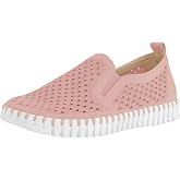 Ilse Jacobsen HORNBAEK Women's Tulip Slip-On Flat | Elastic Side Panels | Lightweight Flexible Comfort.