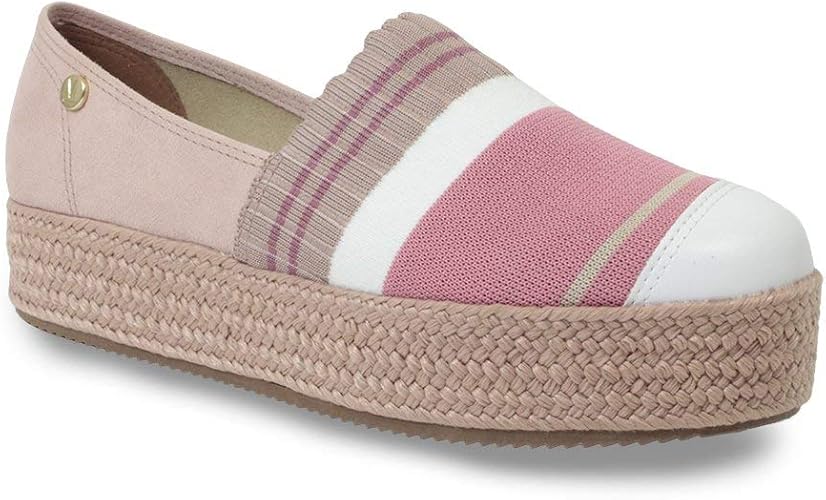 alpargata feminina flatform vizzano