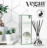 airpure Reed Diffuser Lime Basil Mandarin 100 ml 8 Black Sticks view 4