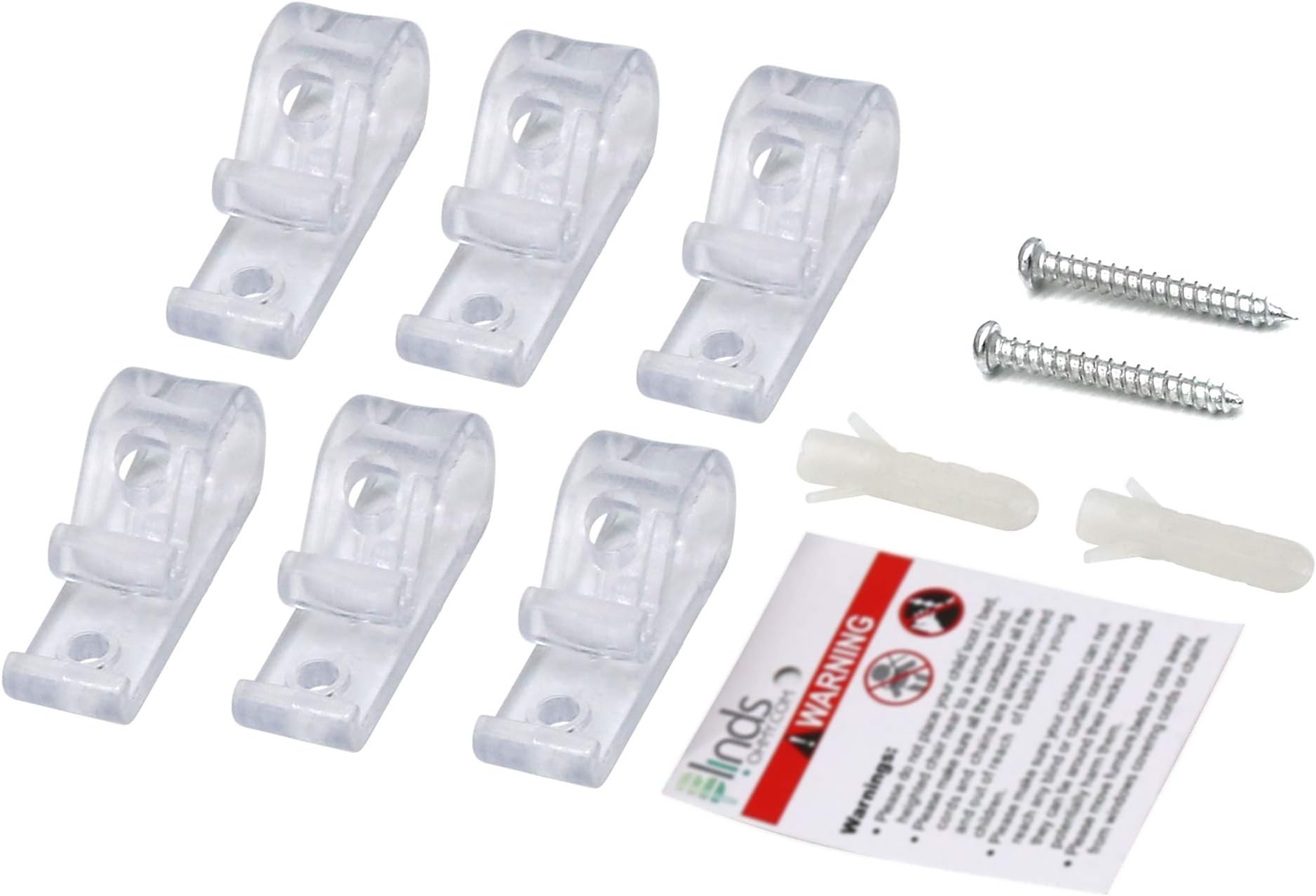 Blindsohmy(TM Roller Shade Clear Saftey Chain and Cord Guide (6) + Free Ebook