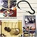 Qualtiy Yes QY 5PCS 4 Inches Black Color 8 Shape Aluminum Ring Outdoor Spring Snap Multiple Use Hook Keychain