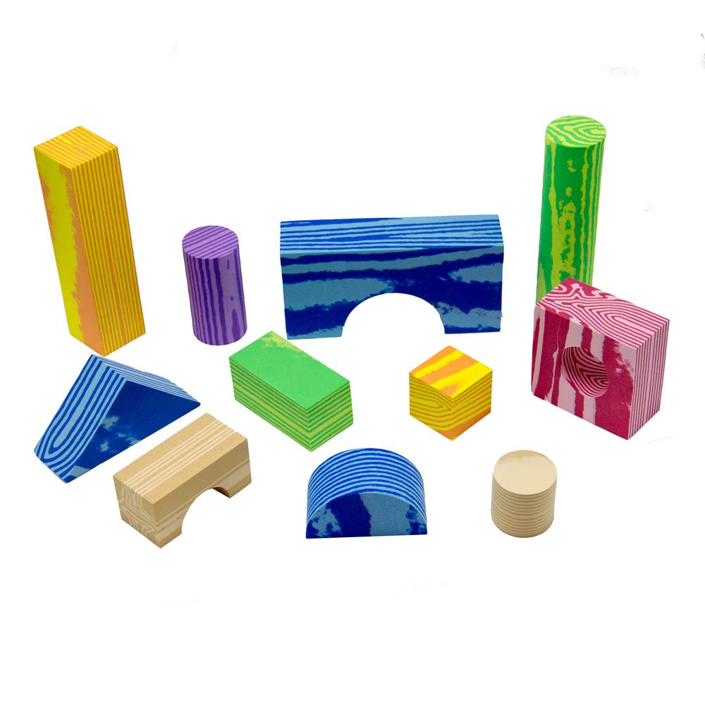 verdes wood grain foam blocks