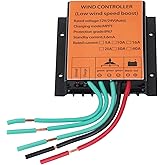 Culnflun Wind Turbine Generator, 12V/24V Wind Turbine Charge Controller IP67 MPPT Wind Turbine 16A 300W-1000W Step up Wind Battery Controller