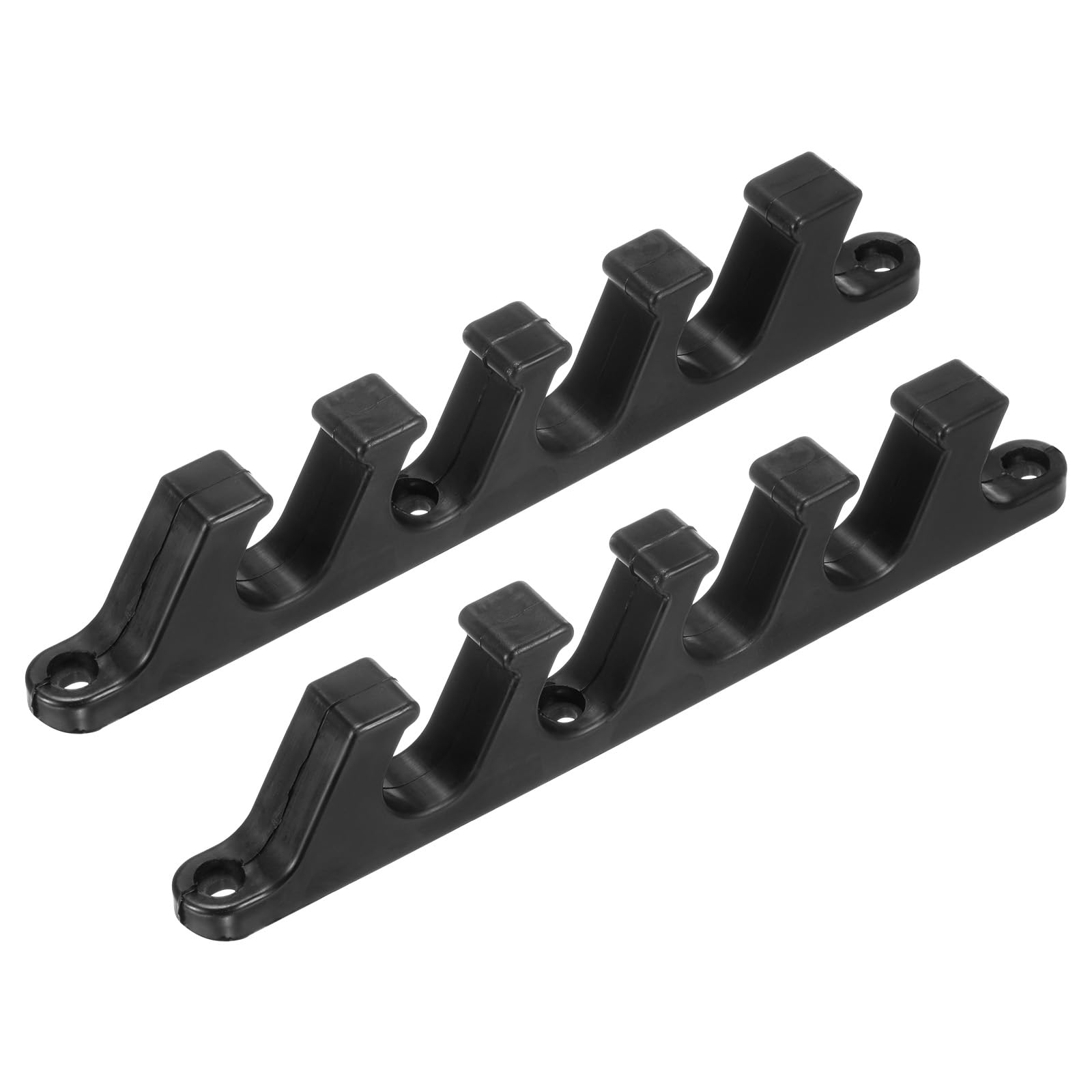 M METERXITY 2-Pack Adjustment Brackets for Chaise, 5 Position Back Support Adjuster for Lounges Reclining Brace and Outdoor Patio Lawn Yard Furniture Chaise [Black]