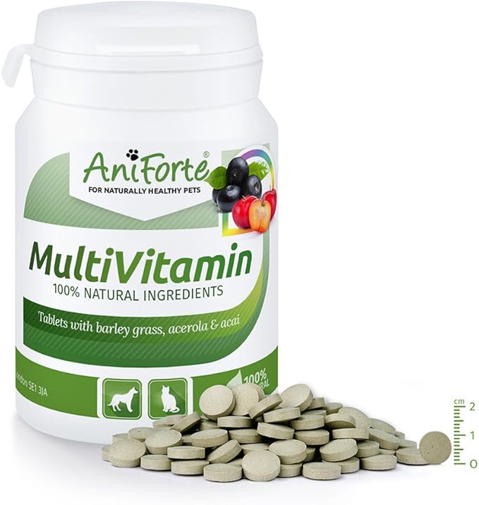 AniForte MultiVitamin Tablets 100 pieces: Natural Vitamin ...
