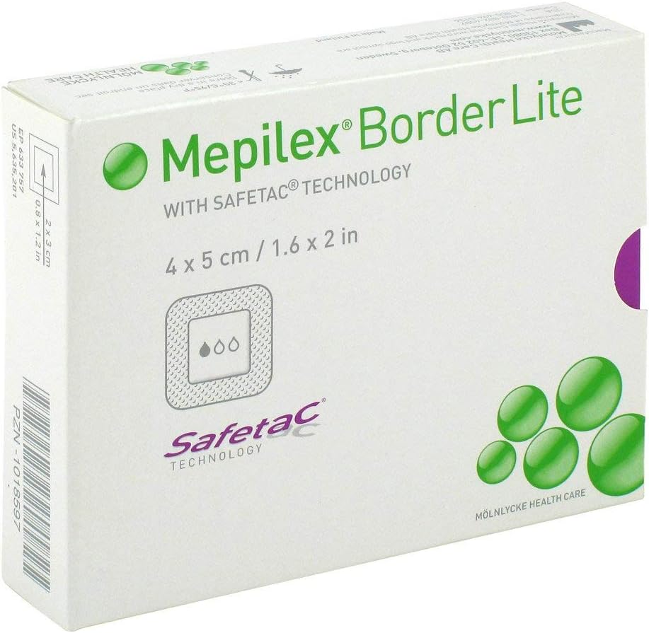Mepilex Border Lite Bandage 4 x 5 cm Sterile Pack of 10 Amazon.co.uk