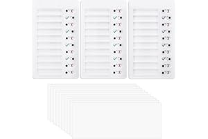 3pcs Chore Schedule for with 10pcs Blank Paper Cards, 4.7x7.9 Inch to Do List Board Reusable Chore List Chart (3) Detachable 