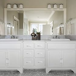 Gobrico Cabinet Handles 3-3/4" Hole Centers,Brushed