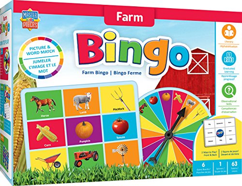 MasterPieces Educational Farm Bingo Game