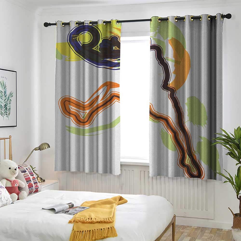Amazon Com Warm Family Teal Curtains Basketball Man Playing