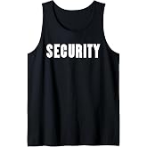 Security Guard for Security Staff Sleeveless Tank Top