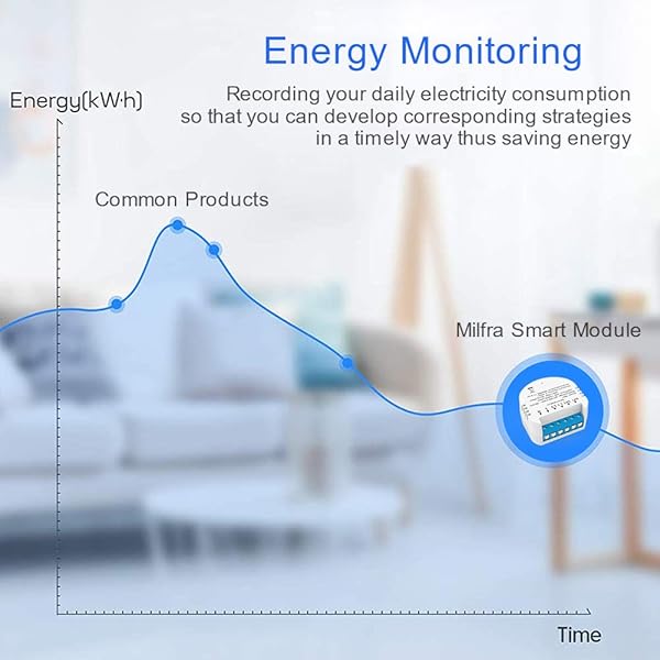 Mdulo de interruptor de luz WiFi inteligente Alexa Echo WiFi Smart Home LED Smart Life Tuya App y mando a distancia inalmbrico compatible con Alexa Echo Google Home IFTTT no requiere hub