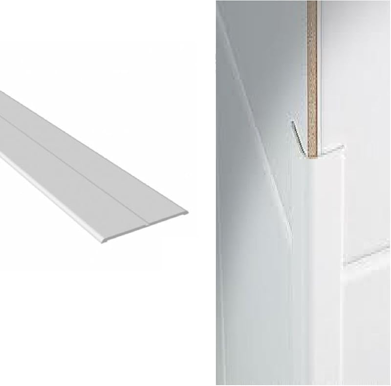 SmartHome White UPVC Flexible Angle Trim 15x15mm 5m Finish for Walls
