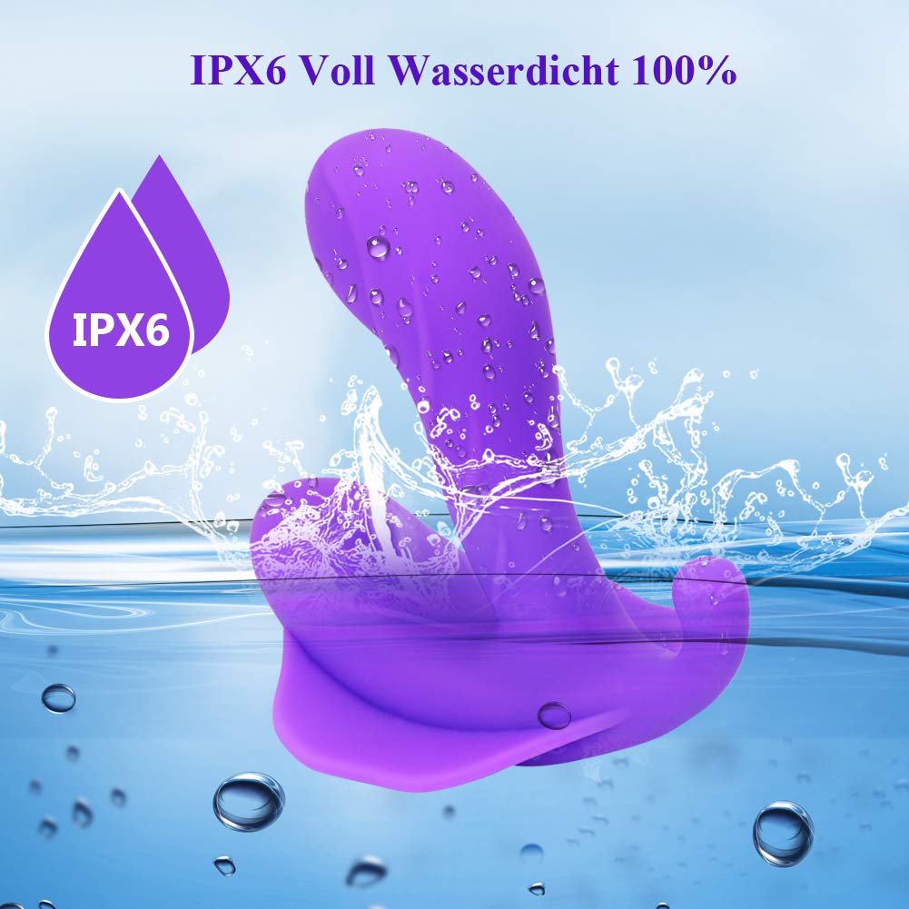 Vibrador sexual para mujeres, Vibradores portátiles inalámbricos, bragas vibrantes, estimulación del clítoris, impermeable silencioso 10 patrones juguetes eróticos para parejas