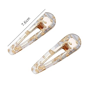 Amazon Com 2pcs Rectangular Hair Clip Alligator Clip Barrette