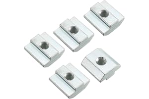 uxcell Slide in T-Nut, M6 Threaded for 4040 Series Aluminum Extrusions Profile, Pack of 10