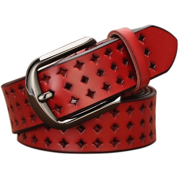 3295 Womens Genuine Leather Belt For Jeans Pants Western Cowgirl Wide Belts JASGOOD Western Belts for Women, Rhinestone Bling Belt  main image 3