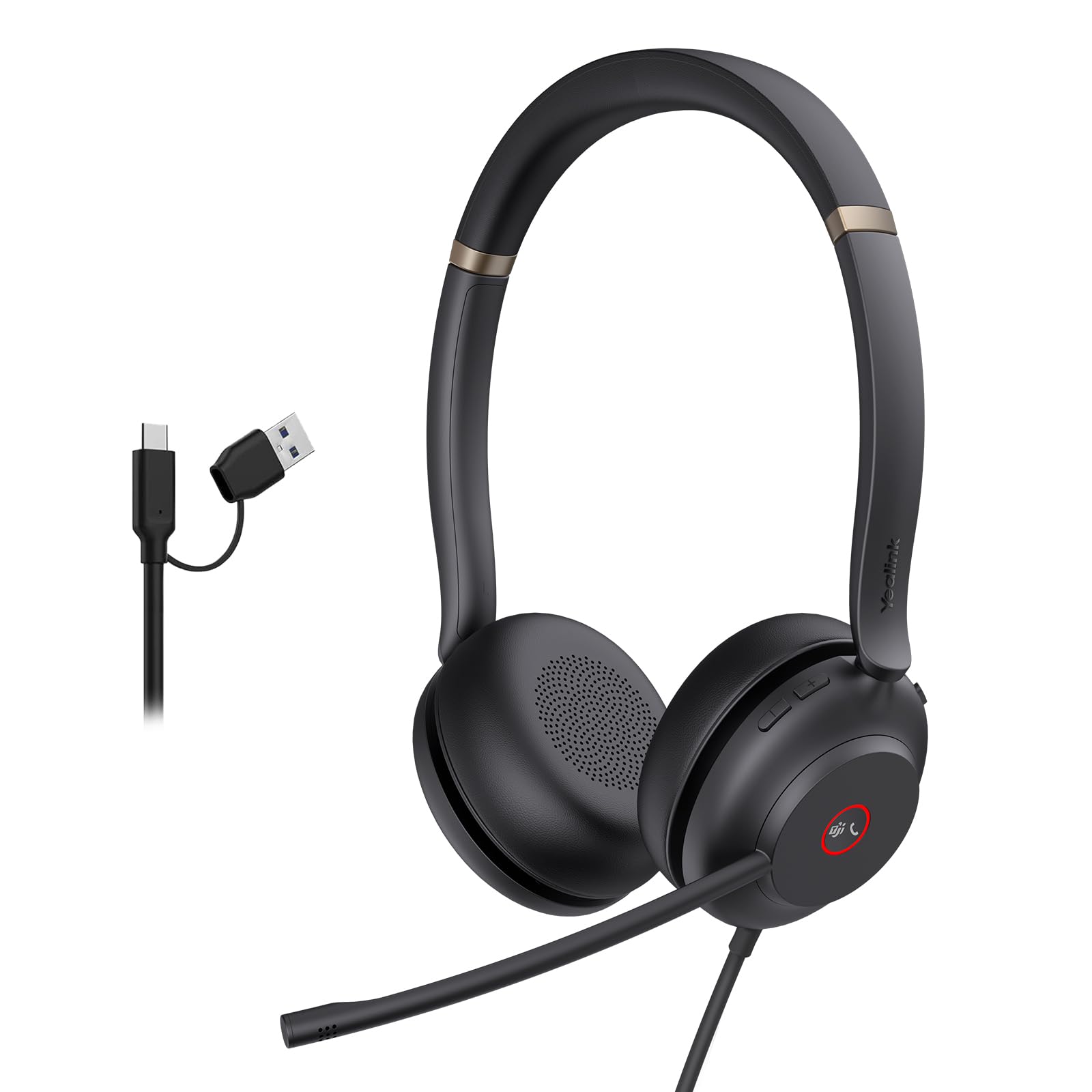 Yealink UH37 USB Headset with Noise Cancelling