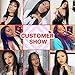 QinMei Brazilian Straight Hair 3 Bundles With Closure 4×4 Lace Closure With Bundles 100% Unprocessed Virgin Straight Human Hair Extensions Swiss Closure Weave Weft Natural Color (12 14 16 +10 Closure)