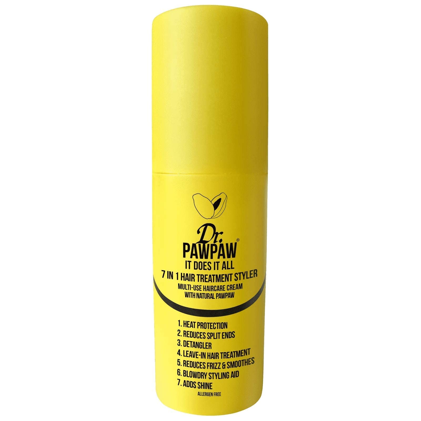 Dr.PAWPAW It Does It All: 7 in 1 Hair Treatment Styler with Papaya, Aloe Vera, Coconut Oil, Vegan & Natural,For All Hair Types(150 ml)