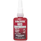 Henkel Loctite 603 Retaining Compound - High Strength 50 ml Retaining Oil Tolerant