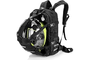 Helmet Backpack for Motorcycle Cycling - Large Capacity Waterproof Storage Bag for Hiking