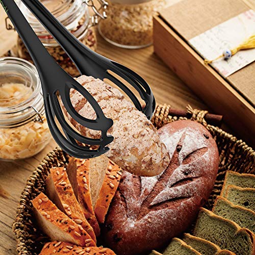Hypermotion - Kitchen Tongs - 3 in 1 Multifunctional Egg Whisk Nylon Food Tongs for Kitchen Utensils - whisps - Egg Beater - Tongs for Cooking - Pasta Spaghetti Clip - Blender Mixer - Grill Tongs