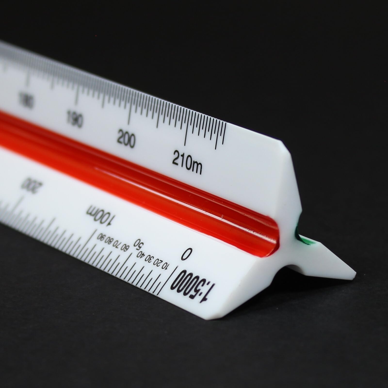 Leniar 30 cm Plastic Triangular Scale Ruler - Architect Engineer 1:1000 1:2000 1:5000 1:720 1:1440 1:2880
