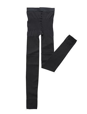 sourcing map Damen Kompression Formung Erhöhen Abnehmen elastisch Strumpfhose Leggings, Schwarz-Thick; Stirrup Leggings/S (EU