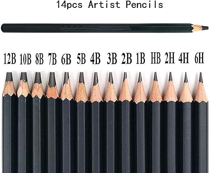 Matite Da Disegno 14 Pz Matite Da Disegno In Grafite Matite Da Disegno Professionali Per Studenti Artisti Insegnanti 6h 12b Amazon It Cancelleria E Prodotti Per Ufficio