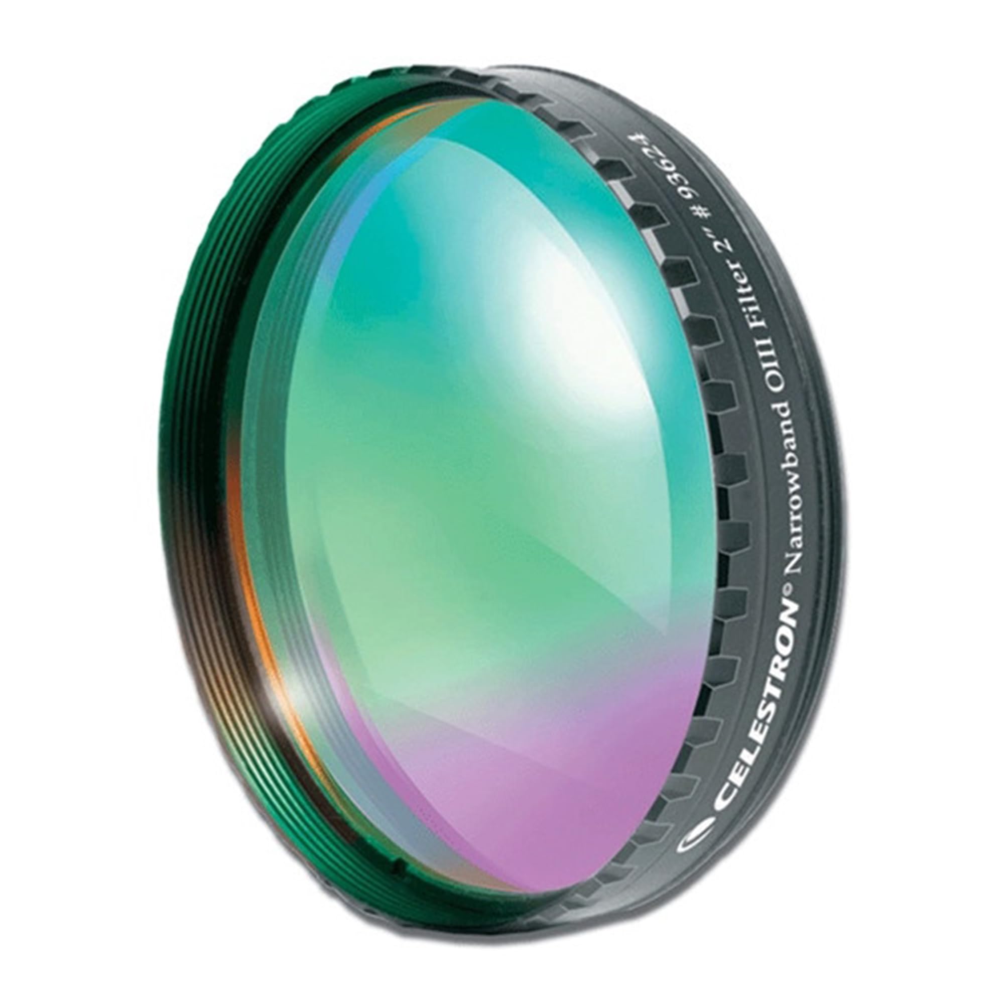 Celestron 93624 Narrowband Oxygen III 2" Filter - Isolates Oxygen Lines Emitted by Planetary and Emission Nebulae, Eliminates Un-natural Coloured Halos Surrounding Bright Stars, Black