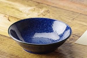 Japanese traditional Kobach Small Side Dish for Salad, Fruits, Sauce, Toppings - Navy Blue, Made in Japan