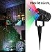 Laser Christmas Light, Arotek Moving RGB Laser Light Project IP65 Waterproof Outdoor for Party Landscape Garden Wall Tree Decoration, Red/Green/Blue, Dynamic Rotating, 15ft Cable