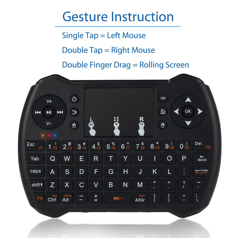 Neoteck 2.4Ghz Raspberry PI Keyboard Android TV Keyboard Neoteck