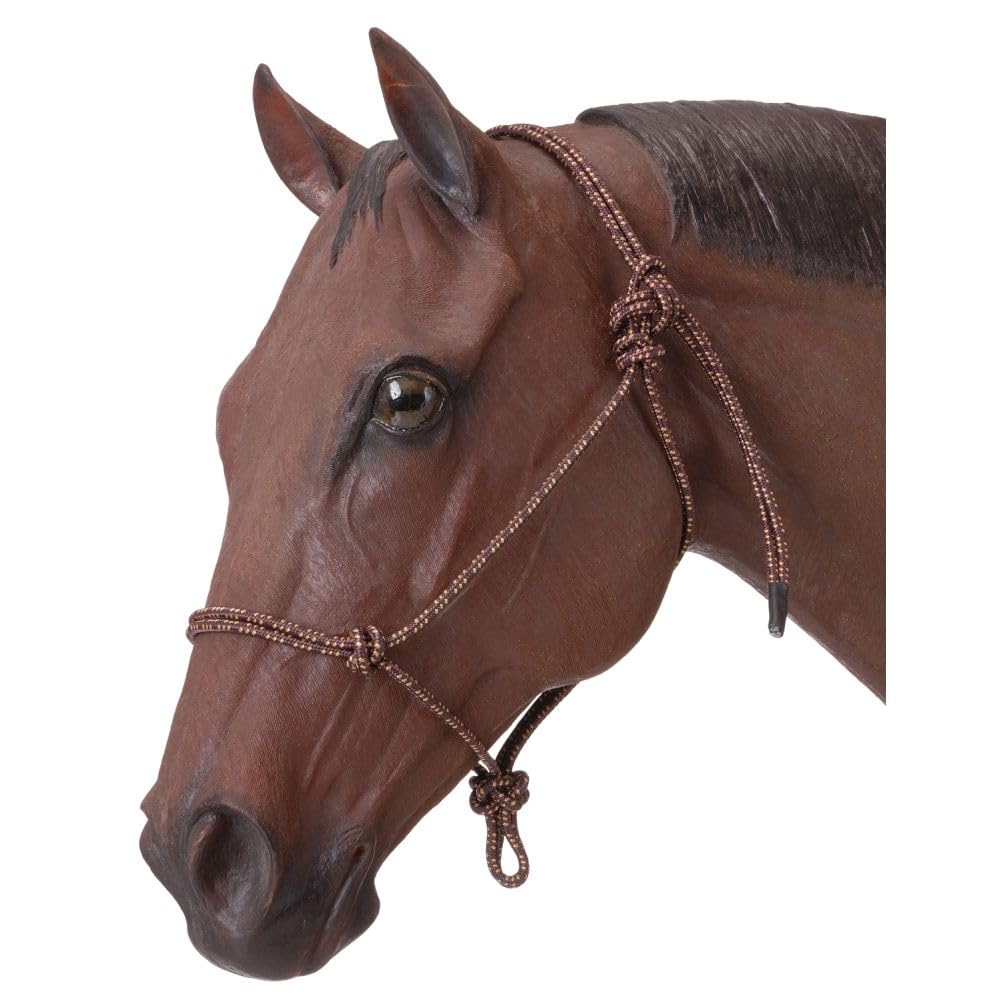 Tough 1 Poly Rope Tied Halter, Brown