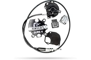 SGROI INNOVATIONS, LLC Sure 4 4WD Manual Actuator Kit with Tank Lever Compatible with All Honda Foreman - 2014-2024, All Honda Rubicon - 2015-202,. Replaces OEM part number 41700-HR4-A21.