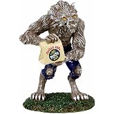 Lemax Wolfie Eats Out Village Accessory Figurine, #32200, Porcelain, 2.4-in | Werewolf Grabs Takeout from the Full Moon Diner | Resin, 2.4 x 1.42 x 1.65 In | Spooky Town Village Display