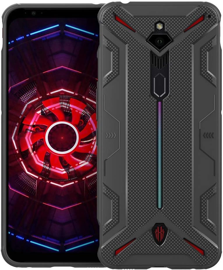 SHEAWA Protective TPU Phone Case for Nubia Red Magic 3 / Red Magic 3s Heat Dissipation Cover Shockproof Support Gamepad Accessories