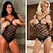 Women Sexy Passion Lingerie Open Cup Crotchless Lace Nightie Backless Babydoll Bodysuit Dress